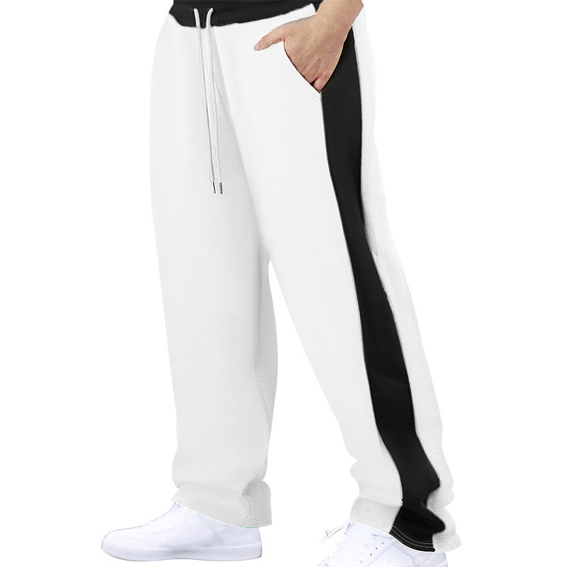 Retro-Stripe Loose Fit Joggers