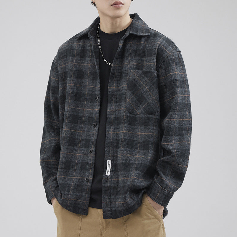 Plush Plaid Overshirt