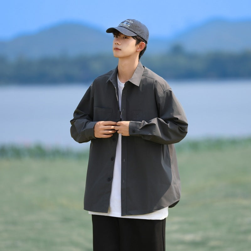 Men's Oversized Shirt Jacket