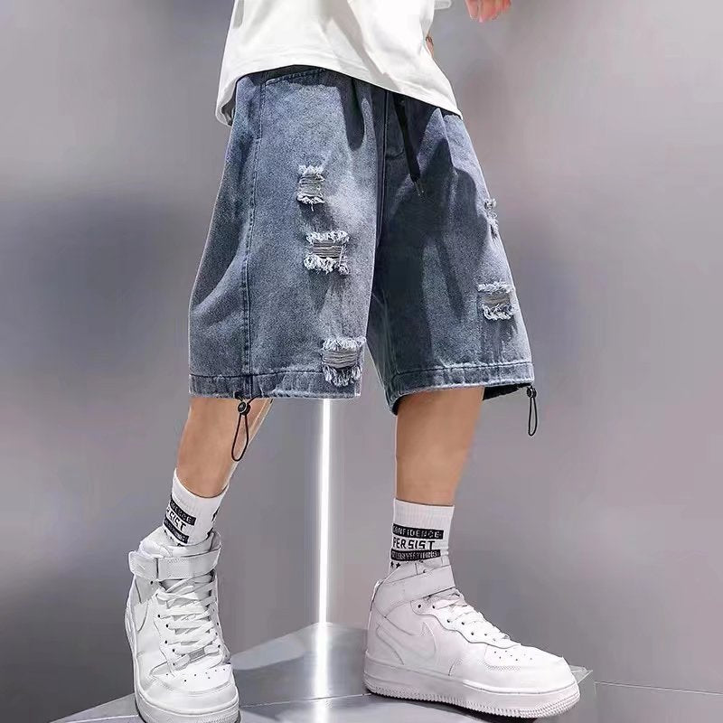Relaxed Fit Denim Shorts