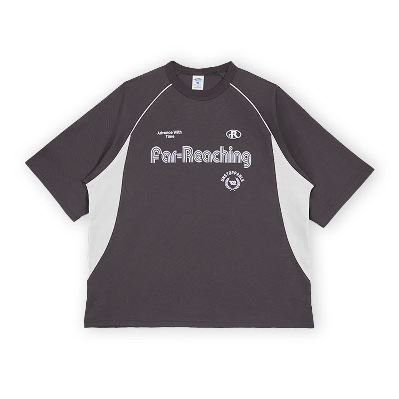 Letter-Patch T-Shirt