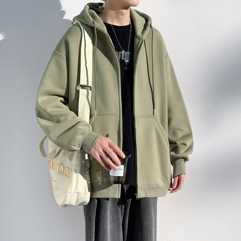 Casual Zip-Up Hoodie