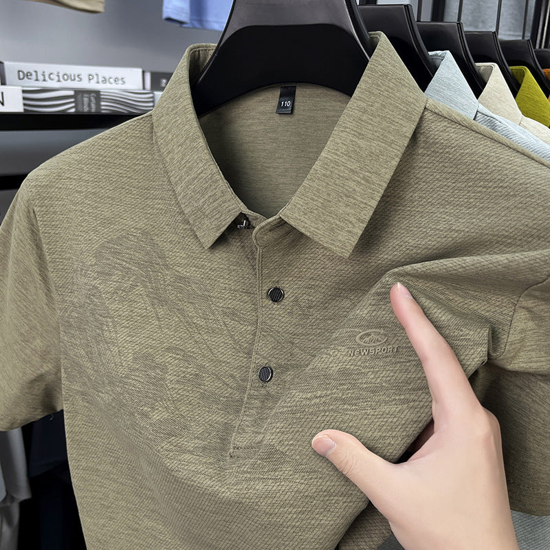 Men's Casual Short-Sleeve Polo Shirt