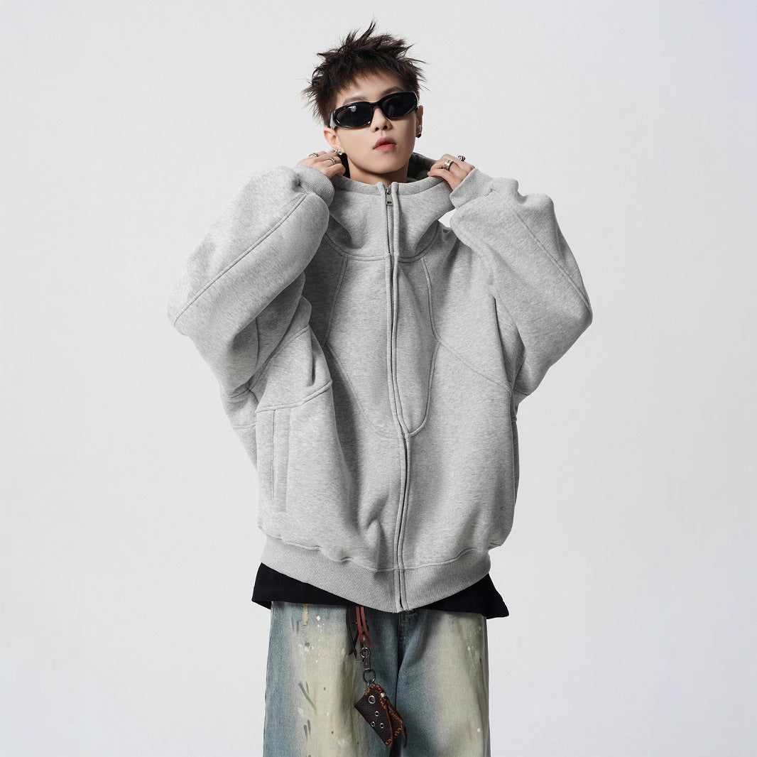 Oversized Zip-Up Hoodie
