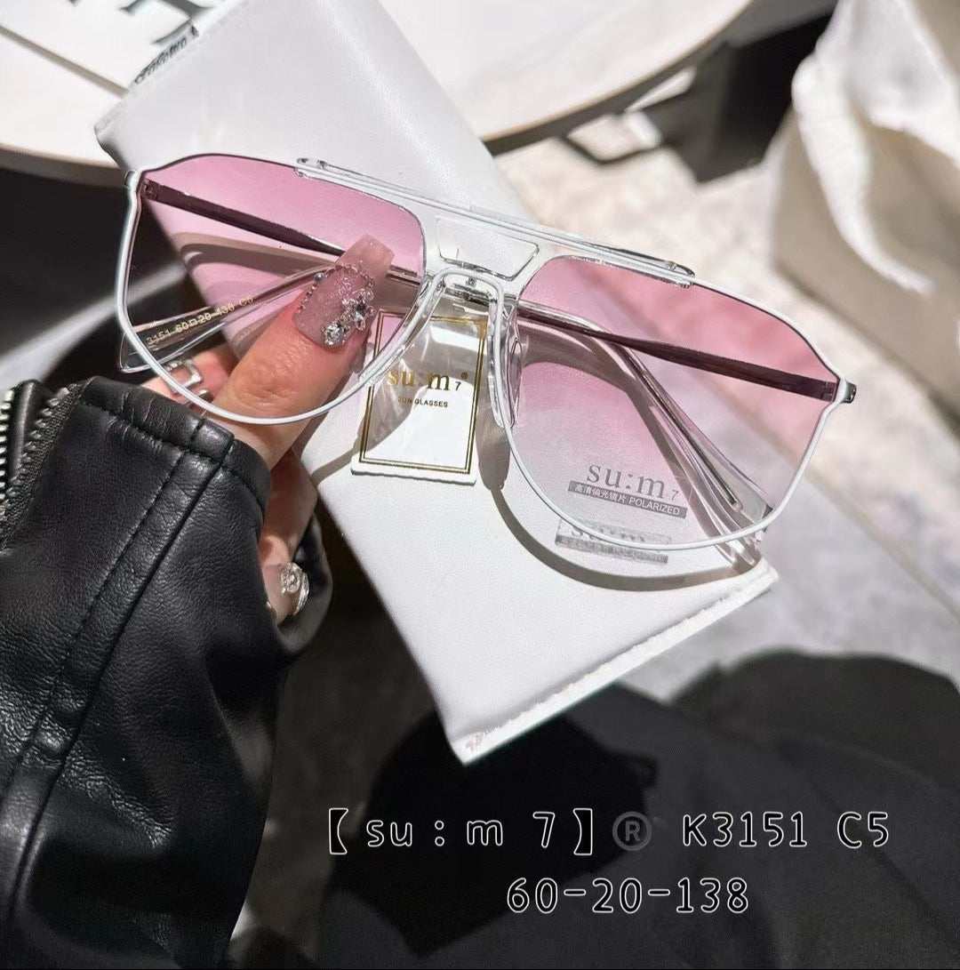 Celebrity Chain Aviator Sunglasses