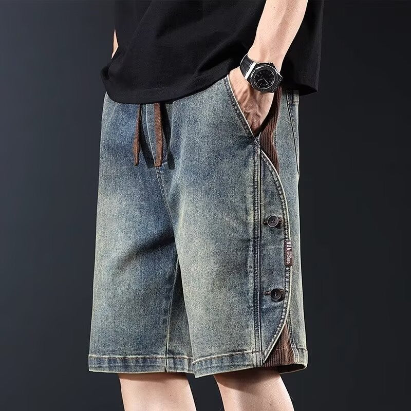Relaxed Fit Denim Shorts