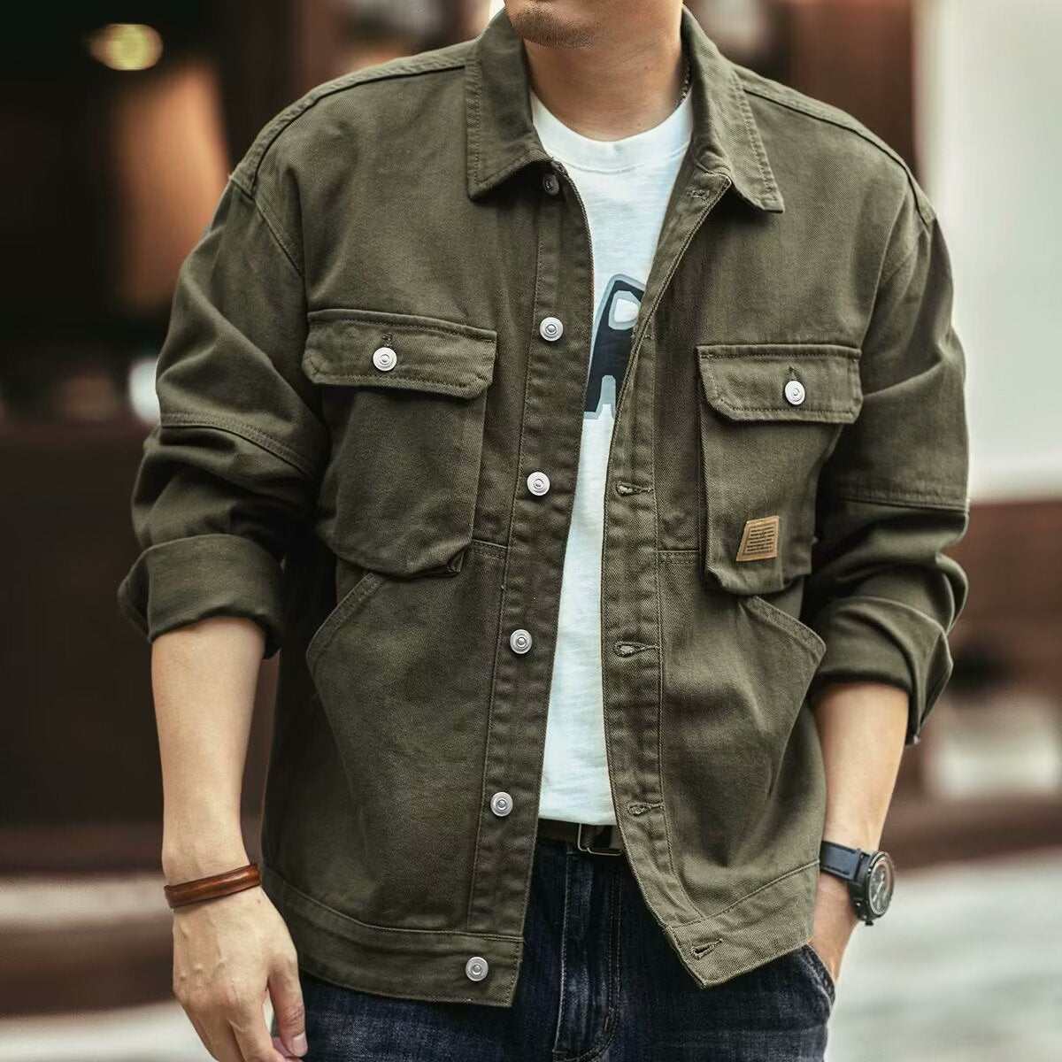 Vintage Multi-Pocket Jacket