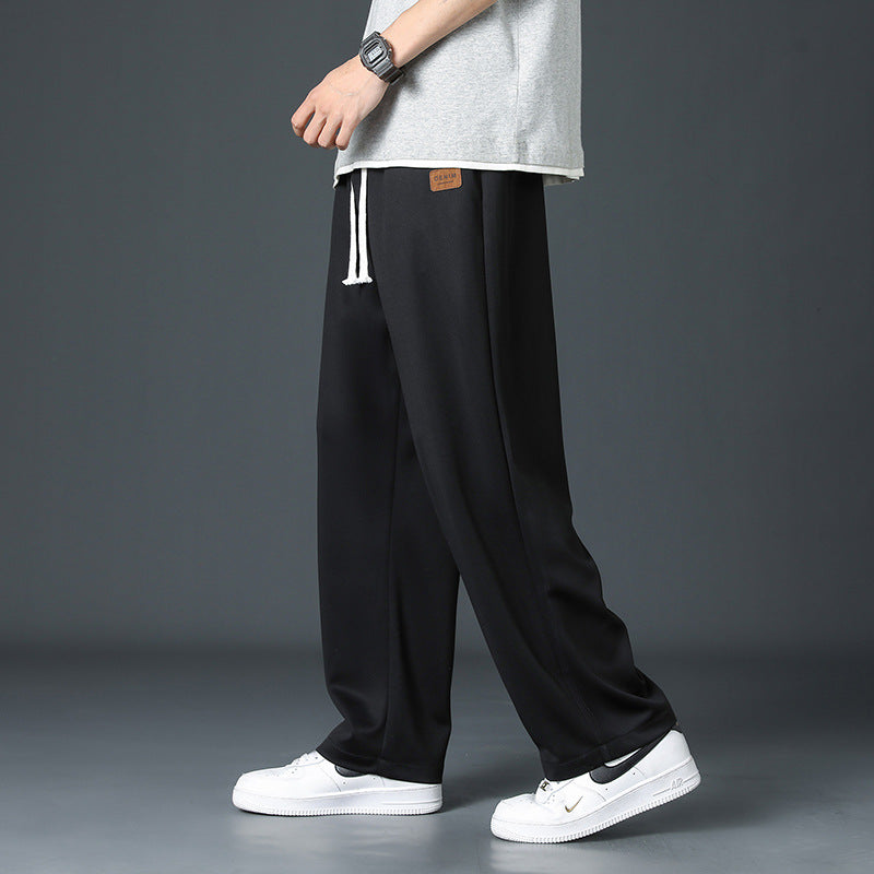 Relaxed Fit Wide-Leg Pants