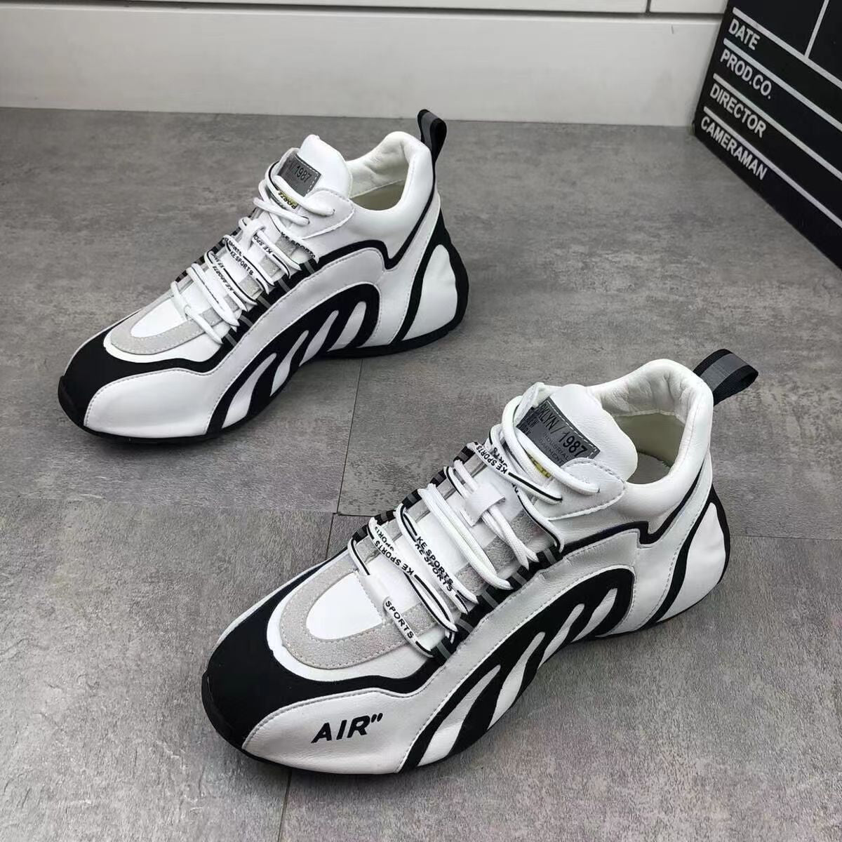 Cross-border foreign trade, spring new fashion trend, sports casual soft soling, soft surface, Korean version, versatile Forrest Gump shoes, dad shoes
