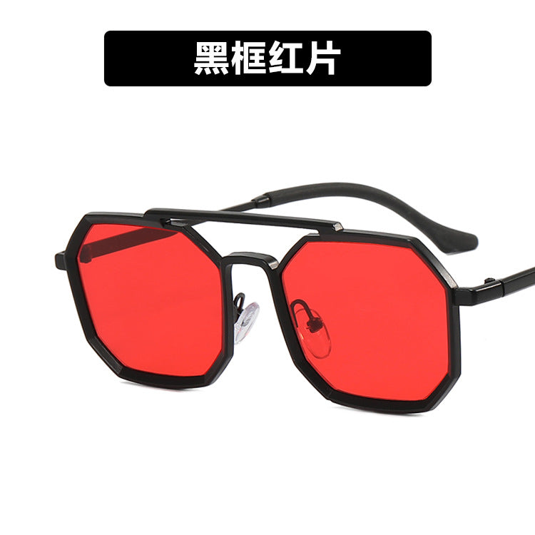 men's polygonal sunglasses