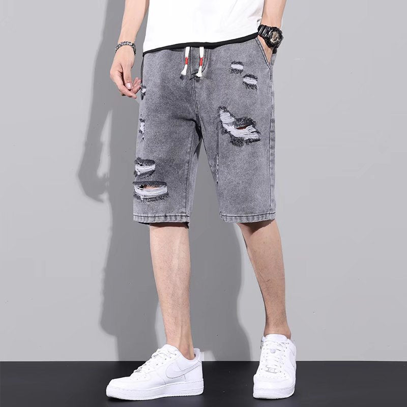 Relaxed Fit Denim Shorts