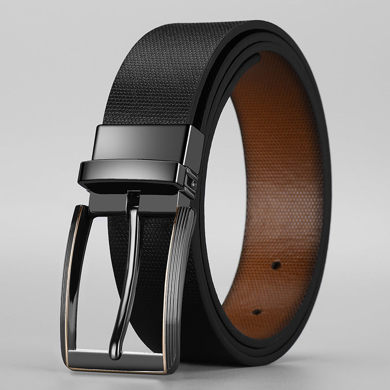DualEdge Classic PU Leather Belt