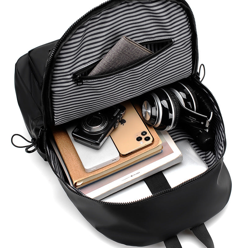 Men's backpacking travel double back casual computer bag Korean fashion trend student school bag travel backpack wholesale