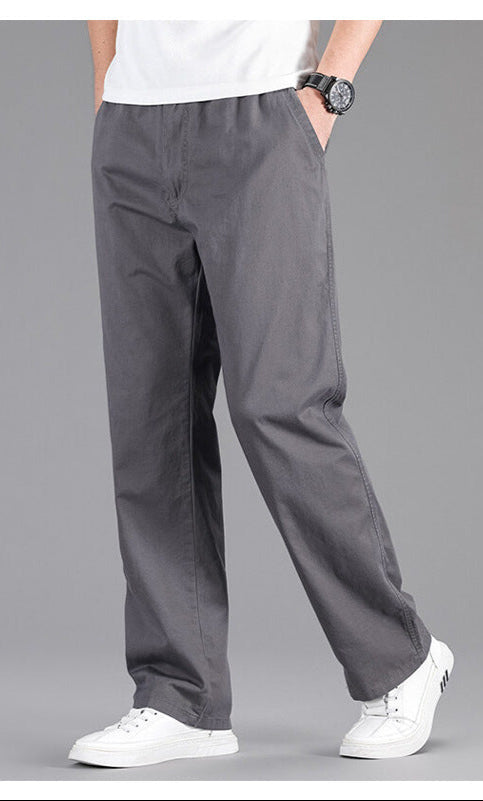 Loose Fit Straight Trousers