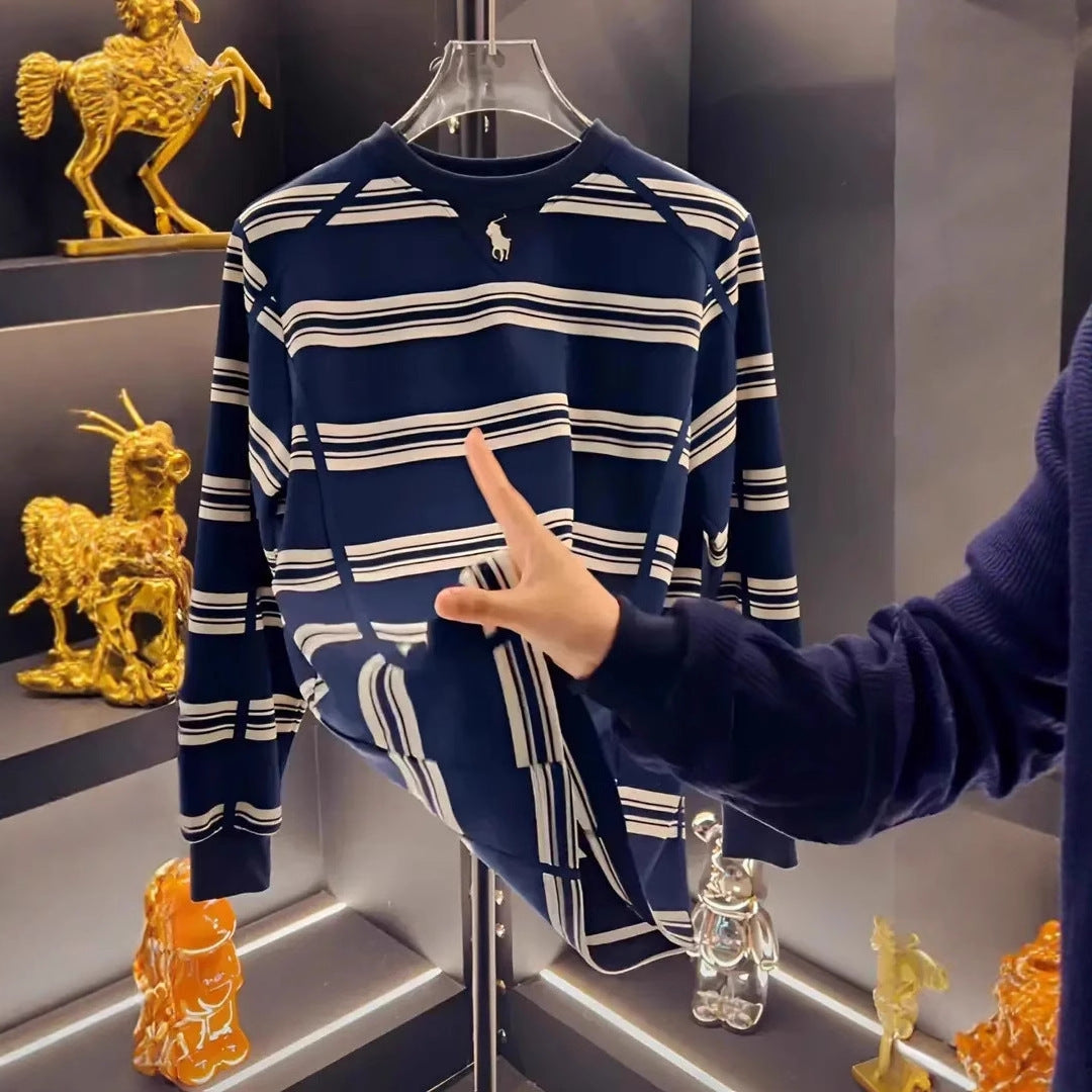 Premium Striped Sweatshirt