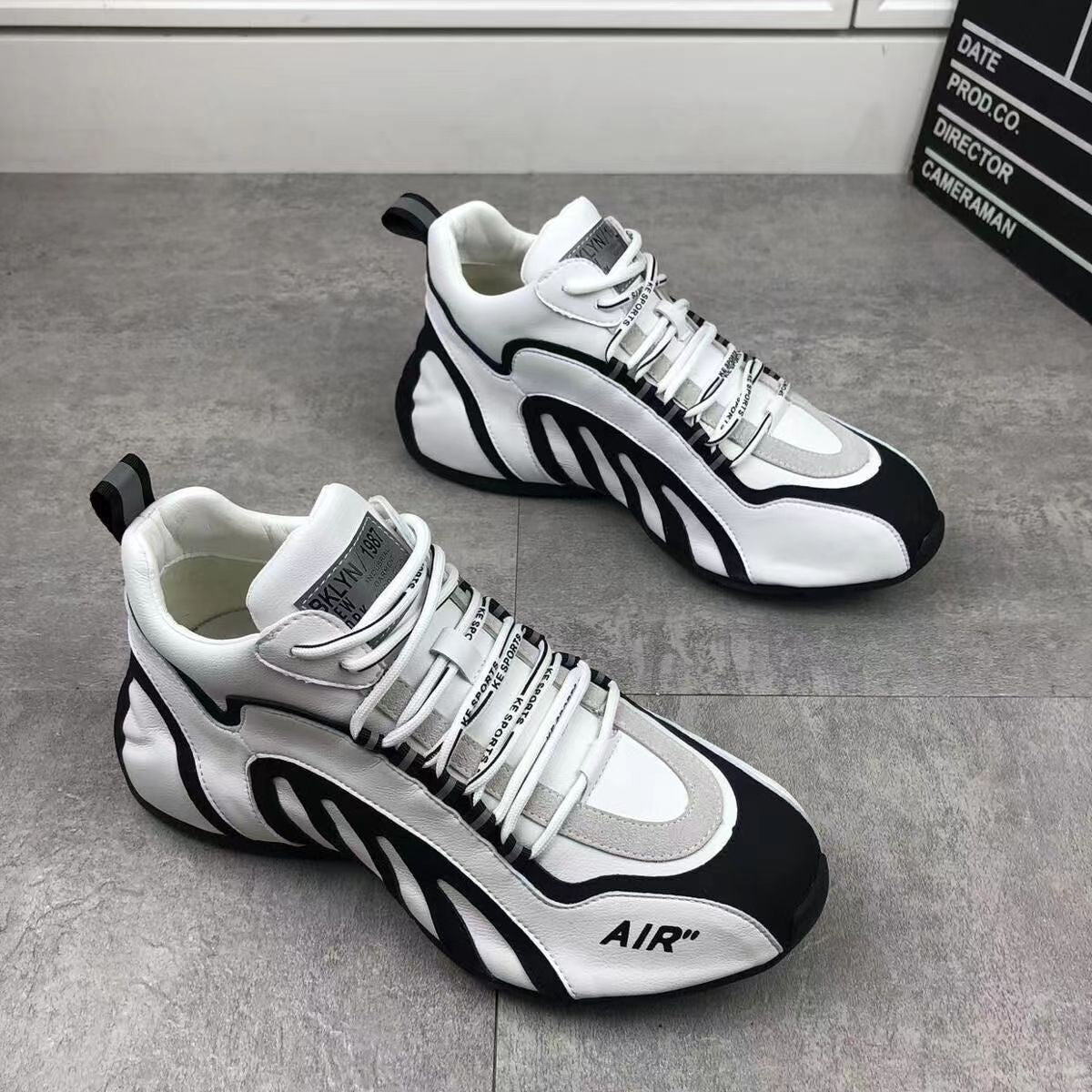 Cross-border foreign trade, spring new fashion trend, sports casual soft soling, soft surface, Korean version, versatile Forrest Gump shoes, dad shoes