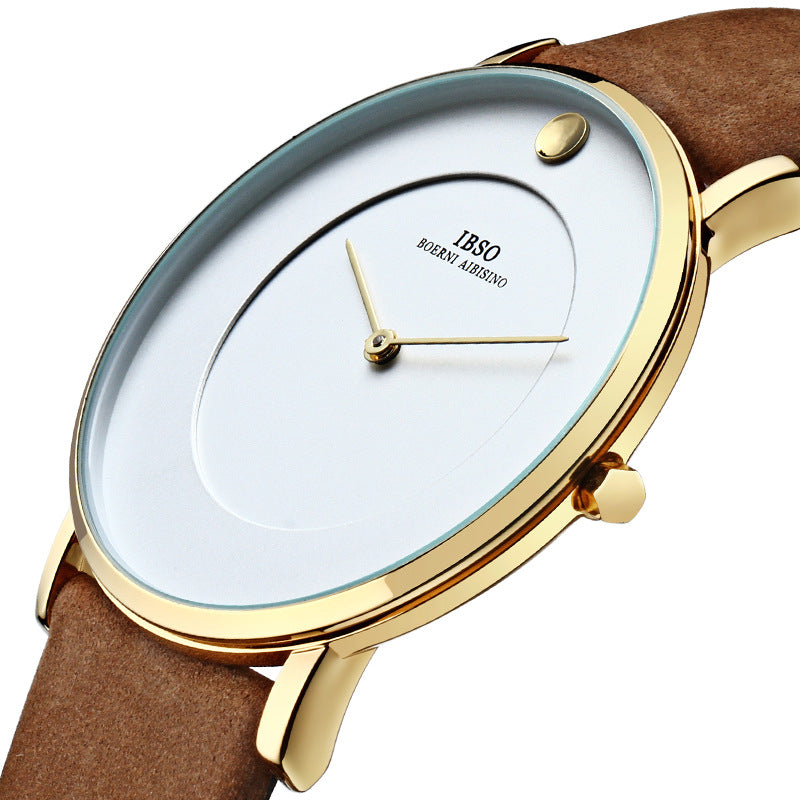 Sleek & Chic: IBSO Ultra-Thin Minimalist Watch