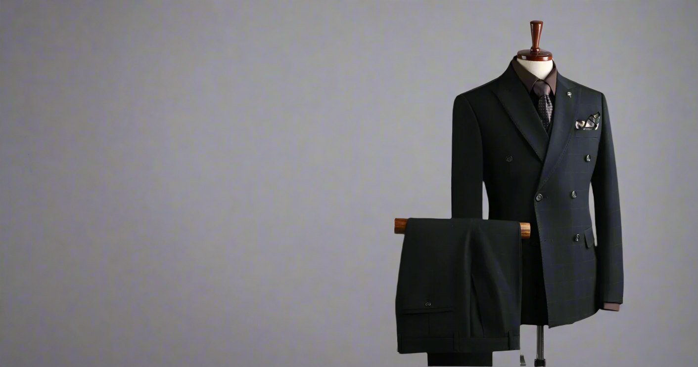 Men's casual suit set.