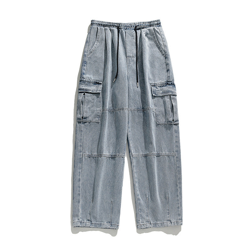 Retro Cargo Denim Jeans