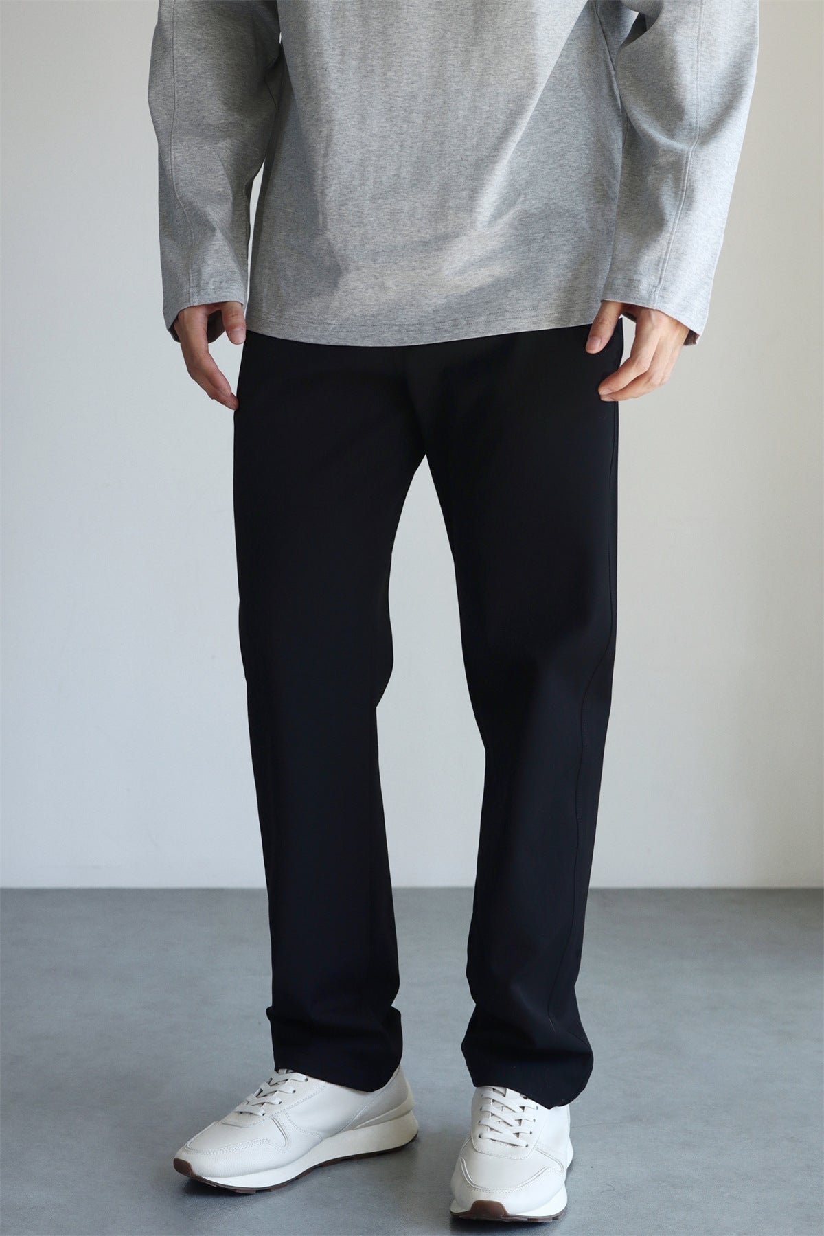 Loose Straight-Leg Pants for Men