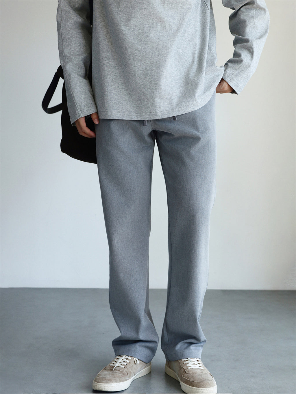 Loose Straight-Leg Pants for Men