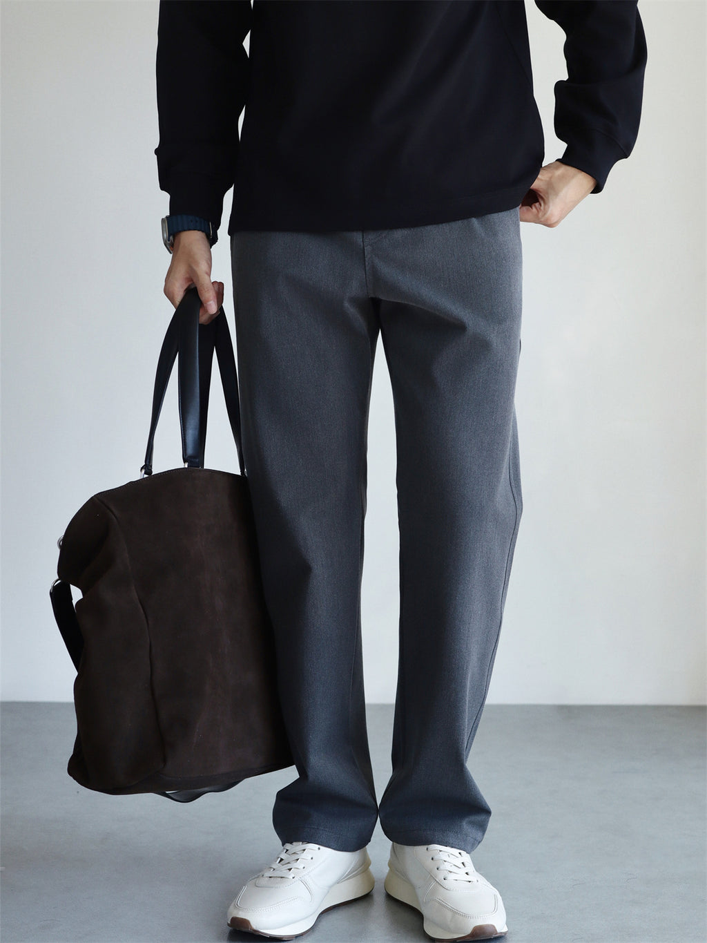 Loose Straight-Leg Pants for Men