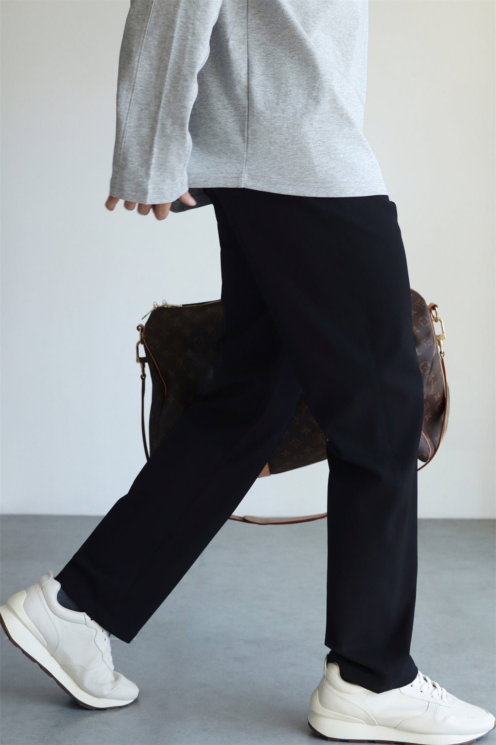 Loose Straight-Leg Pants for Men