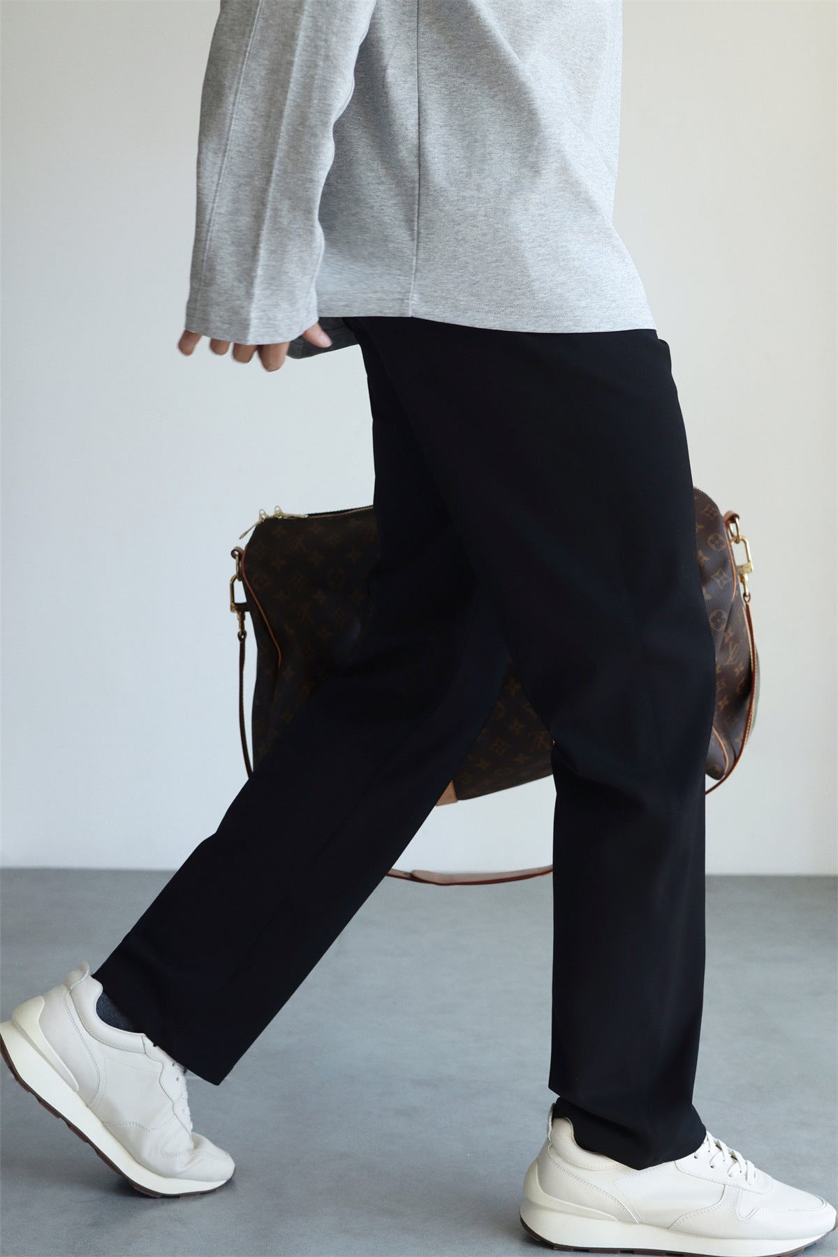 Loose Straight-Leg Pants for Men