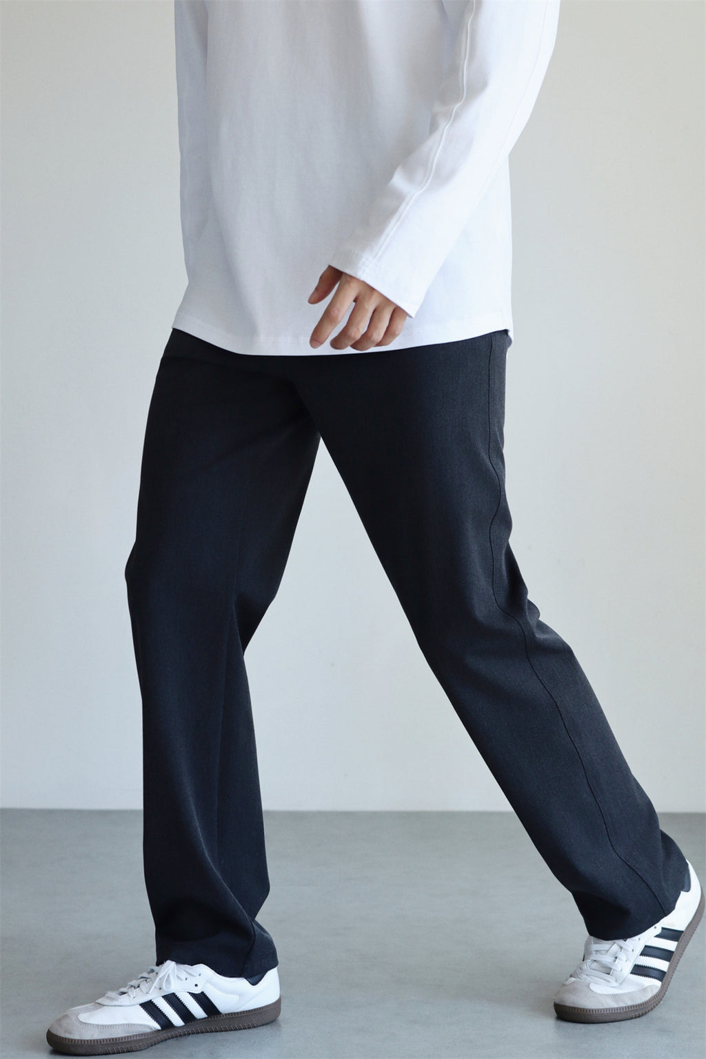 Loose Straight-Leg Pants for Men