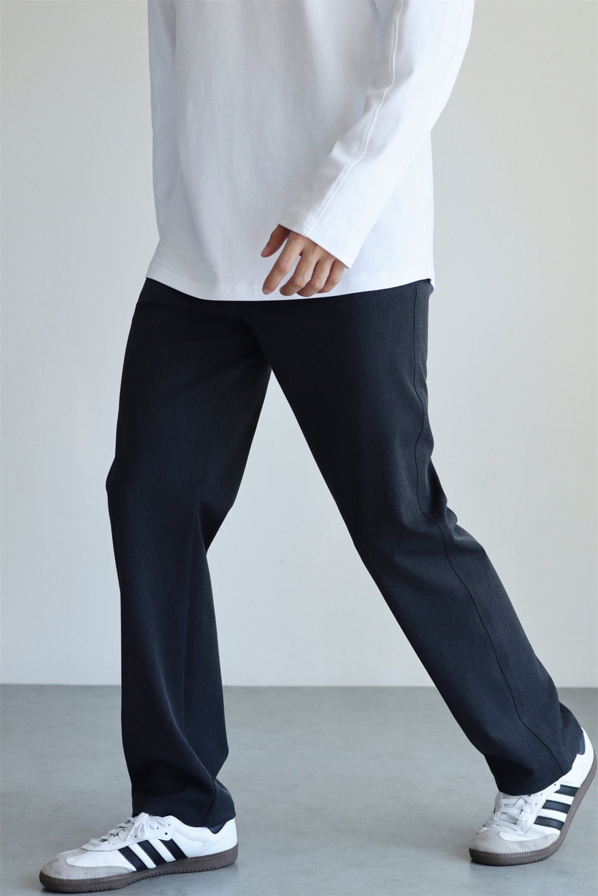 Loose Straight-Leg Pants for Men