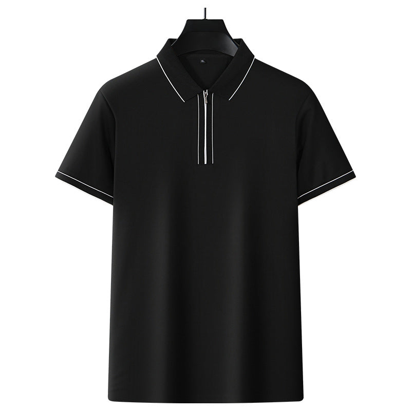 Modern Zip-Neck Polo