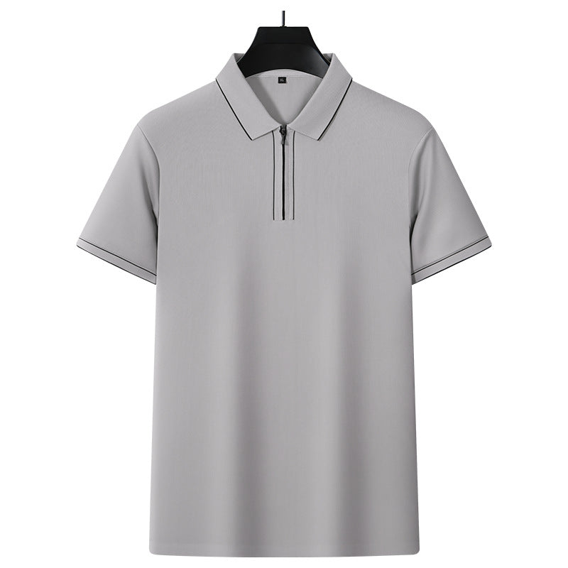 Modern Zip-Neck Polo