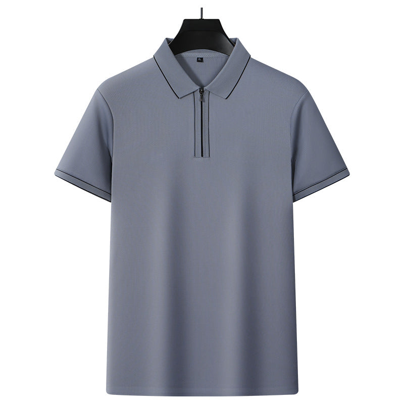 Modern Zip-Neck Polo