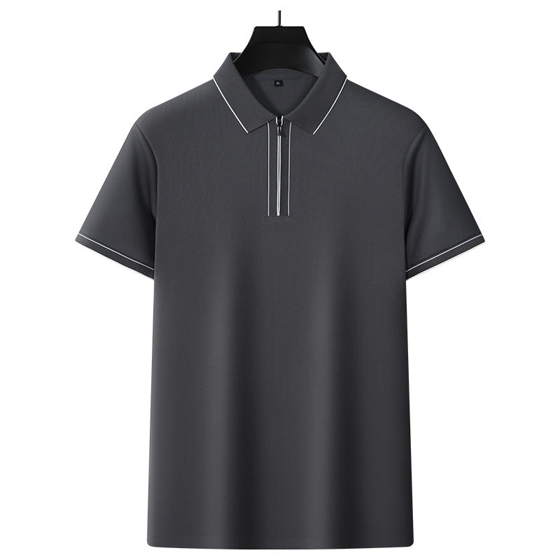 Modern Zip-Neck Polo