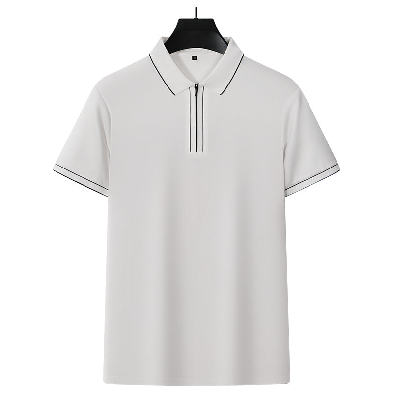 Modern Zip-Neck Polo