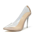 Transparent Pointed-Toe Heels