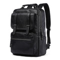 Men's Vintage Style PU Leather Backpack