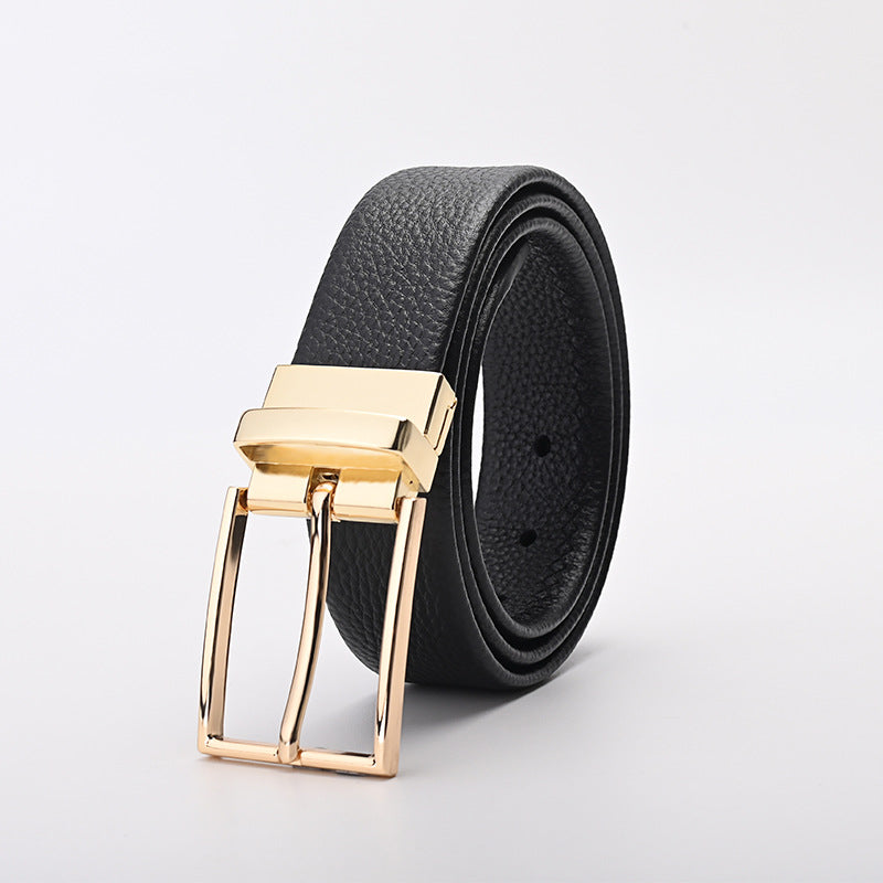 Genuine Leather Auto-Buckle Belt