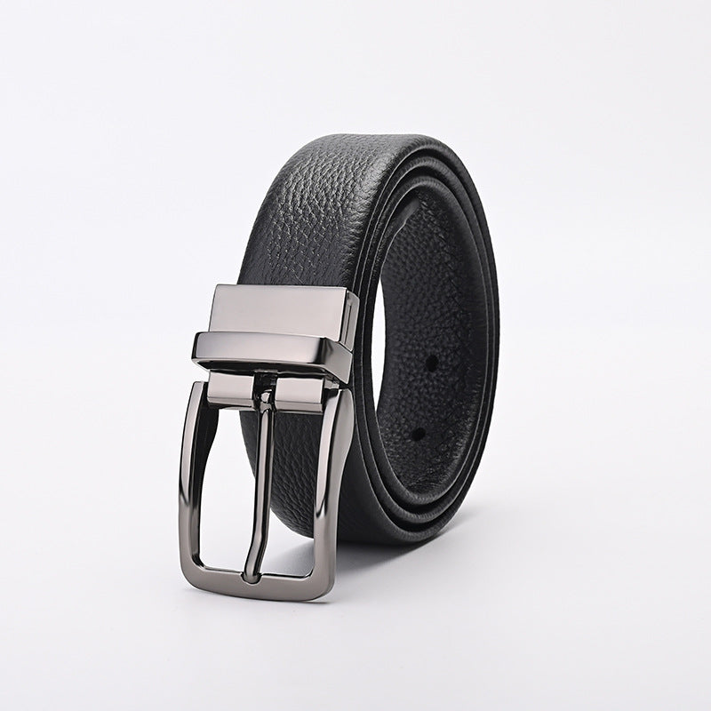 Genuine Leather Auto-Buckle Belt