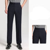 Spring and Autumn Micro Elastic [Navy Blue] Men's Pants