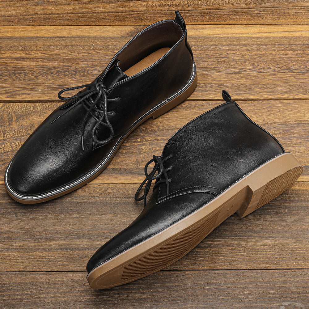 Cross-border plus-size men's boots, vintage desert boots, classic polo boots, polished Amazon independent station explosive men's leather boots