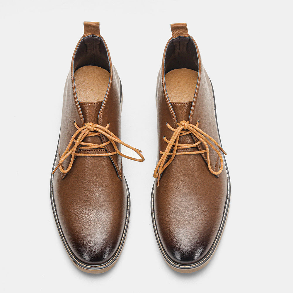 Cross-border plus-size men's boots, vintage desert boots, classic polo boots, polished Amazon independent station explosive men's leather boots