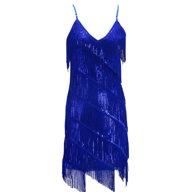 Sequin Tassel Party Dress