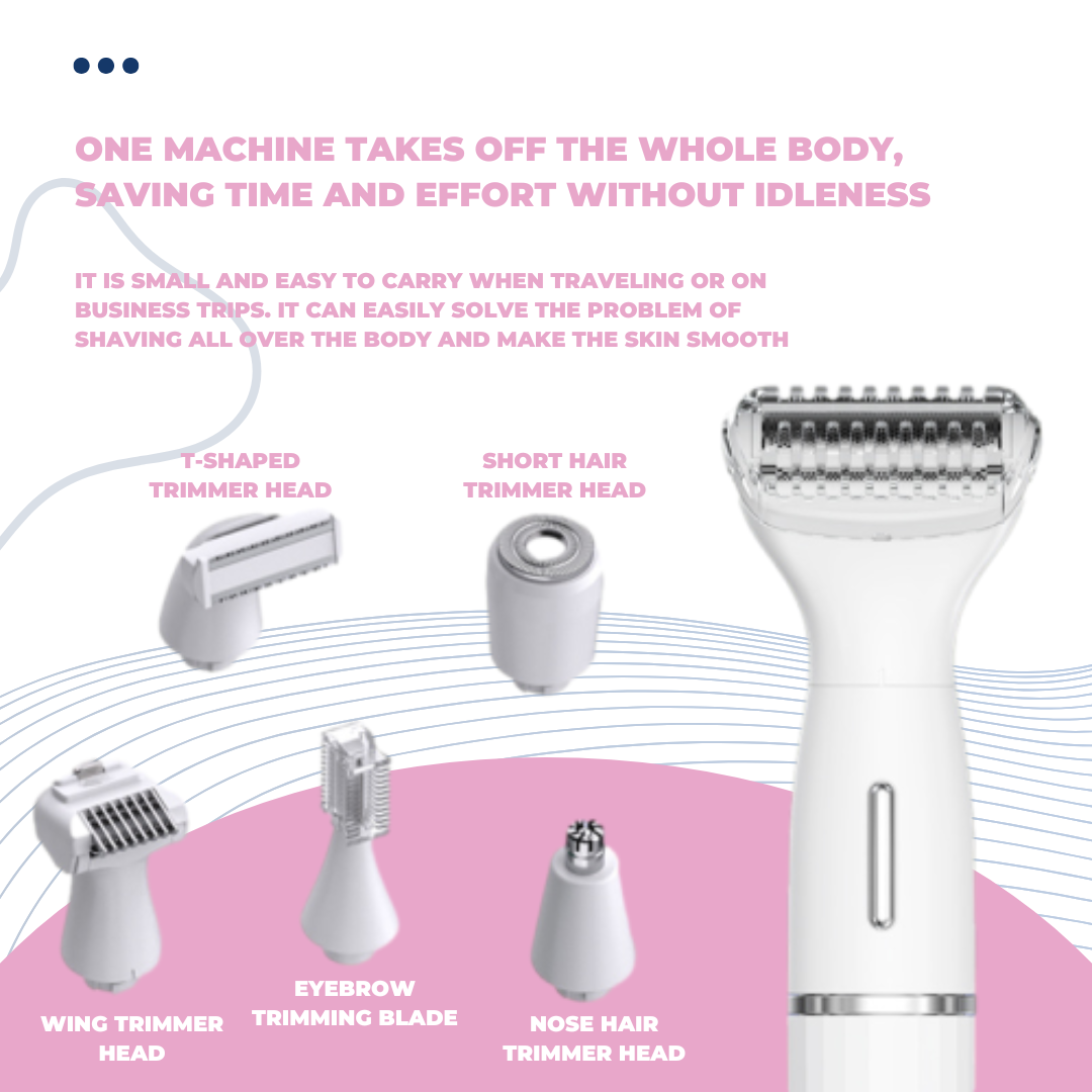 Shasoul 6-in-1 Body Shaver