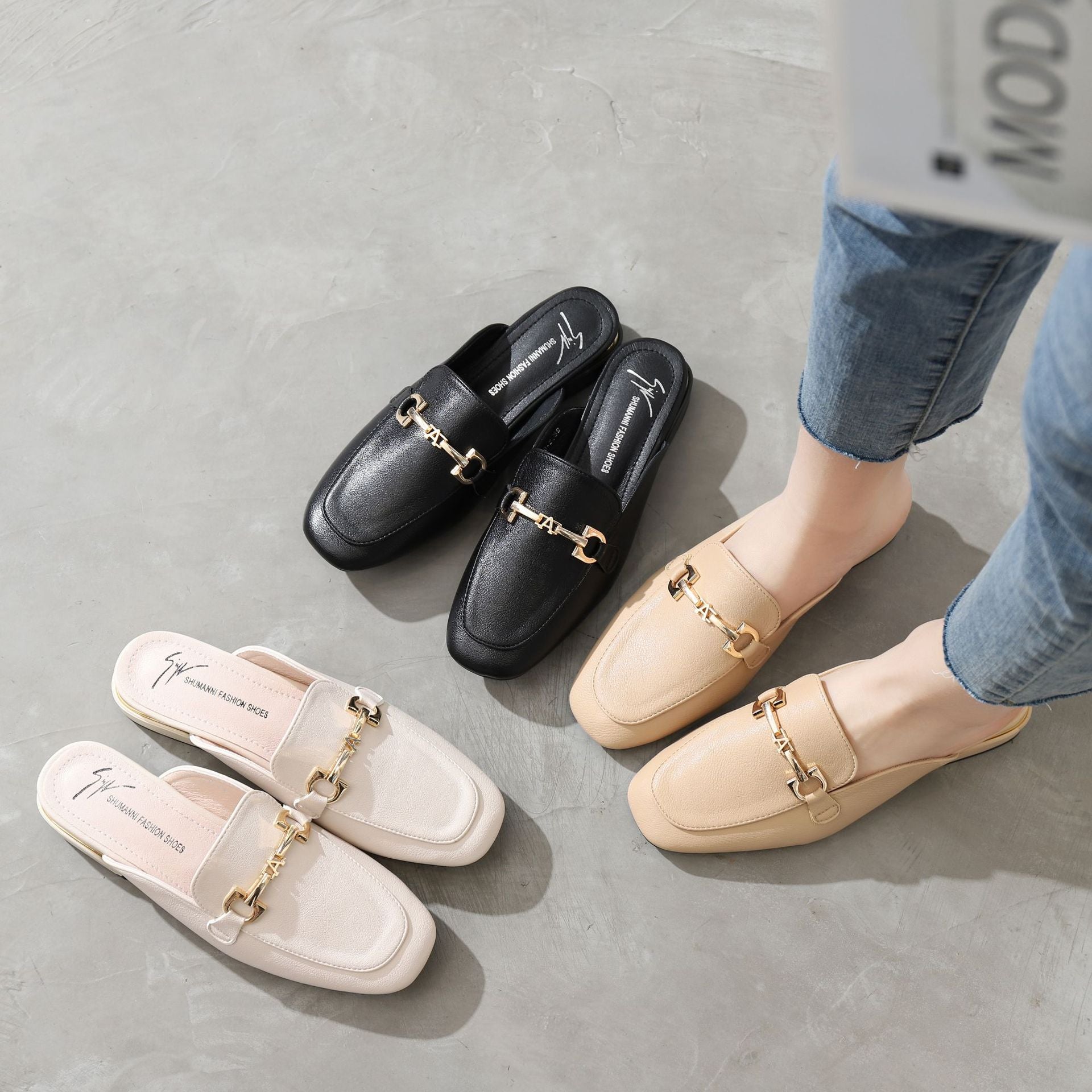 Backless Closed-Toe Loafer