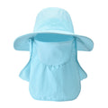 men's sun hat summer outdoor quick-drying sunscreen hat also fishing breathable sun hat women's face cover cap