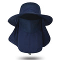 men's sun hat summer outdoor quick-drying sunscreen hat also fishing breathable sun hat women's face cover cap