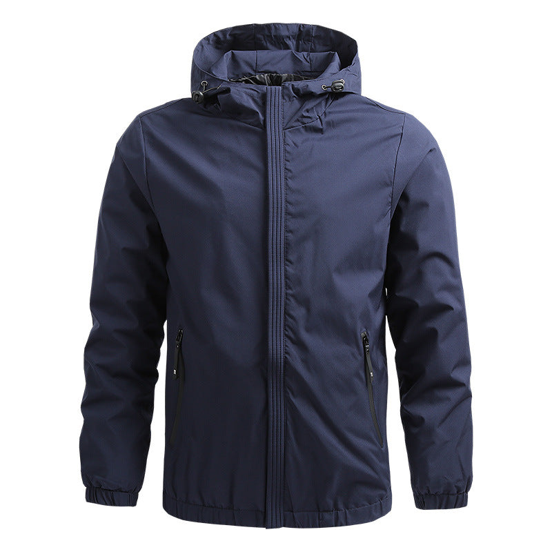 Hooded Zip Outerwear Jacket