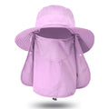 men's sun hat summer outdoor quick-drying sunscreen hat also fishing breathable sun hat women's face cover cap