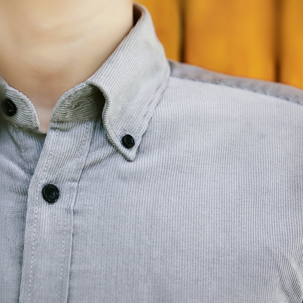 Corduroy Button-Down Shirt